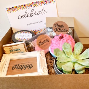 Celebration Gift Box, Personalized Grad Gifts, Graduation Gift Box, Class Of 2025, Daughter Grad Gift Box, Masters Degree Gift Box, Congrats