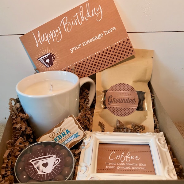 Coffee Gift Basket, Best Friend Coffee Gifts Box, Mothers Day Gift From Daughter, Coffee Lover Gift, Birthday Gift Boxes, Friendship Box