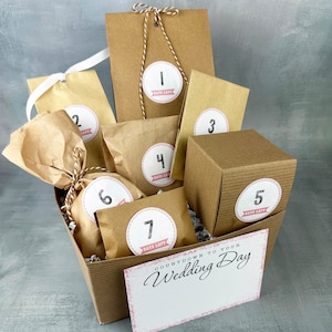 Bridal Countdown Gift, Wedding Advent Calendar, Pamper Gift For Bride To Be, Bridal Advent Calendar, Bridal Shower Gift, Bridal Party Gift