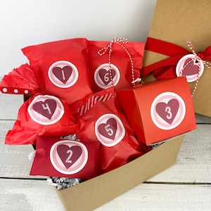 Advent Calendar For Women, Mystery Gift Box, Engagement Gift For Her, Self Care Gift Box, Anniversary Countdown Box, Self Pampering Woman