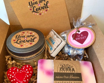 Valentines Gift For Her, Valentine Gift Box, Valentine Gift For Daughter, Love Gift Box For Wife, Spa Gift For Her, Self Care Package