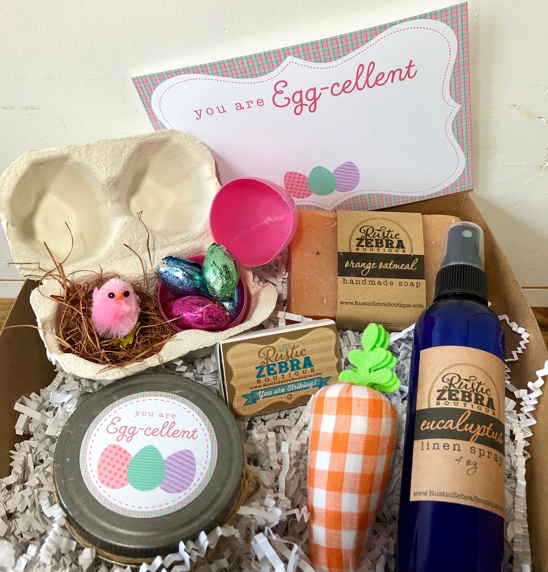 Easter Gifts for Adults, Customizable Easter Basket, Easter Care ...