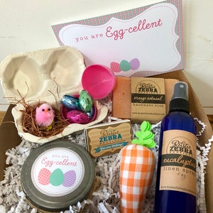 Adult Easter Basket Filled, Easter Gifts For Adults, Easter Gift Box With Candle, Easter Care Package For College Student, Easter Eggs Gift