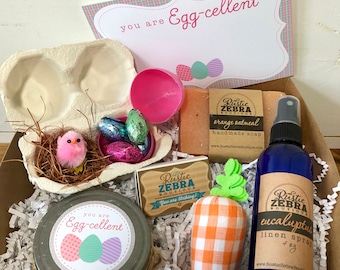 Easter Gifts For Adults, Customizable Easter Basket, Easter Care Package For College Student, Spring Style, Easter Eggs Candy Gift For Mom
