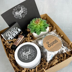 Sappige geschenkdoos, bedankcadeau voor vrouwen, zorgpakket, student cadeau, geschenk leraar waardering, gastvrouw cadeau voor haar, zelfzorg