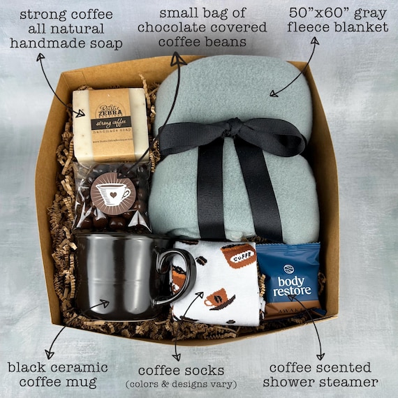 Best Dad Gift, Coffee Gift Basket for Him, Personalized Dad Gift