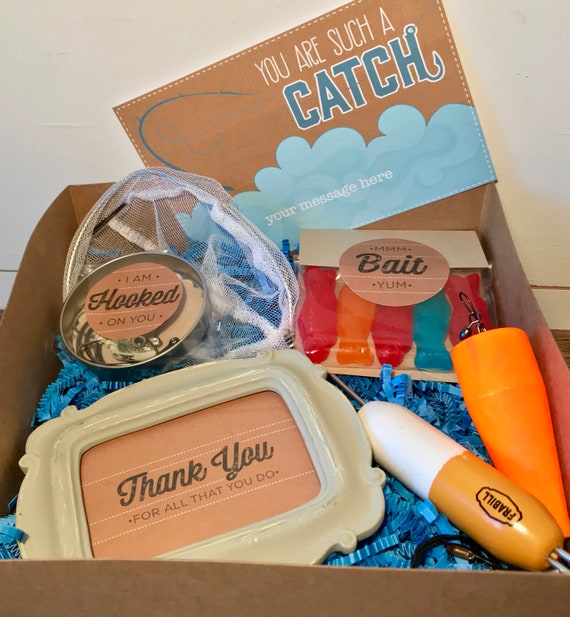 Fishing Gifts for Men, Anniversary Box for Fisher Husband, Angler