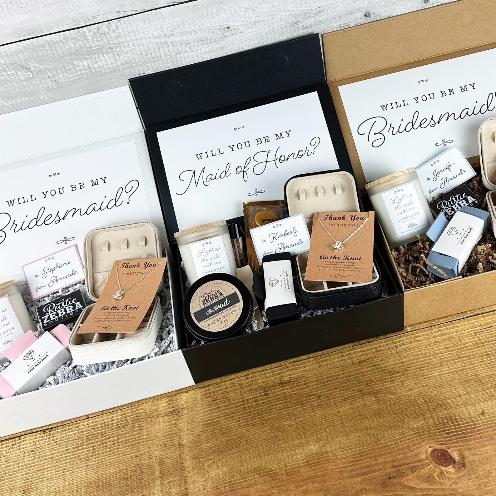 Maid of Honor Box, Bridesmaid Proposal Box, Will You Be My Gift Box — free download