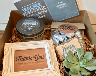 Teacher Appreciation Gift Box, Personalized Grad Gifts, End Of Year Teacher Gift, Summer Style Gift Boxes, Spa Gift, Classroom Themed Gifts