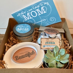Moeder cadeaumand voor Moederdag - moeder bedankjes - oma geschenkdoos - chocolade spa cadeau voor moeder- beste cadeau voor moeder - alles wat ik ben