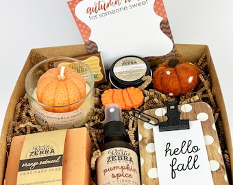 Fall Style Gift Box or Thanksgiving Gift Basket - Holiday Gifts For Her - Appreciation Gift Box For Women Ideal Fall Home Decor Gift