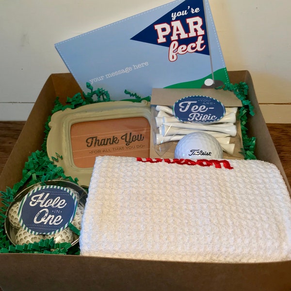 Fathers Day Gift Box, Groomsmen Gifts Box Golf, Golf Gifts For Dad, Best Man Gift Box Golf Theme, Gift Boxes and Baskets, Father Of Bride