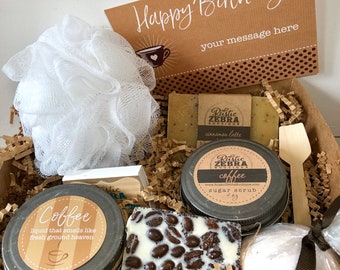 Coffee Gift Box, Spa Gift For Her, Gift For Yourself, Coffee Care Package, Best Gifts For Her, Self Care Box, Teacher Gift Box, Cute Gifts
