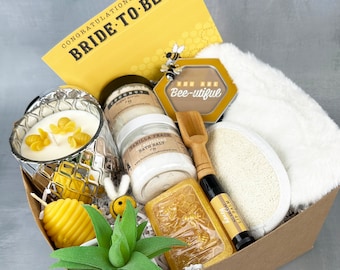 Bride To Bee Gift Basket, Bridal Shower Gift, Wedding Shower Gifts For Bride, Engagement Gift, Wedding Hamper, Future Mrs Gift Basket