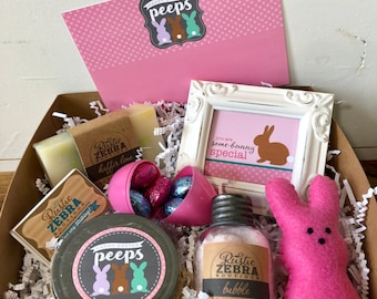 Adult Easter Basket, Easter Care Package, Pre-Filled Easter Candy Basket For Teen Girls, Spa Gift Box, Easter Gifts For Grandkids, College