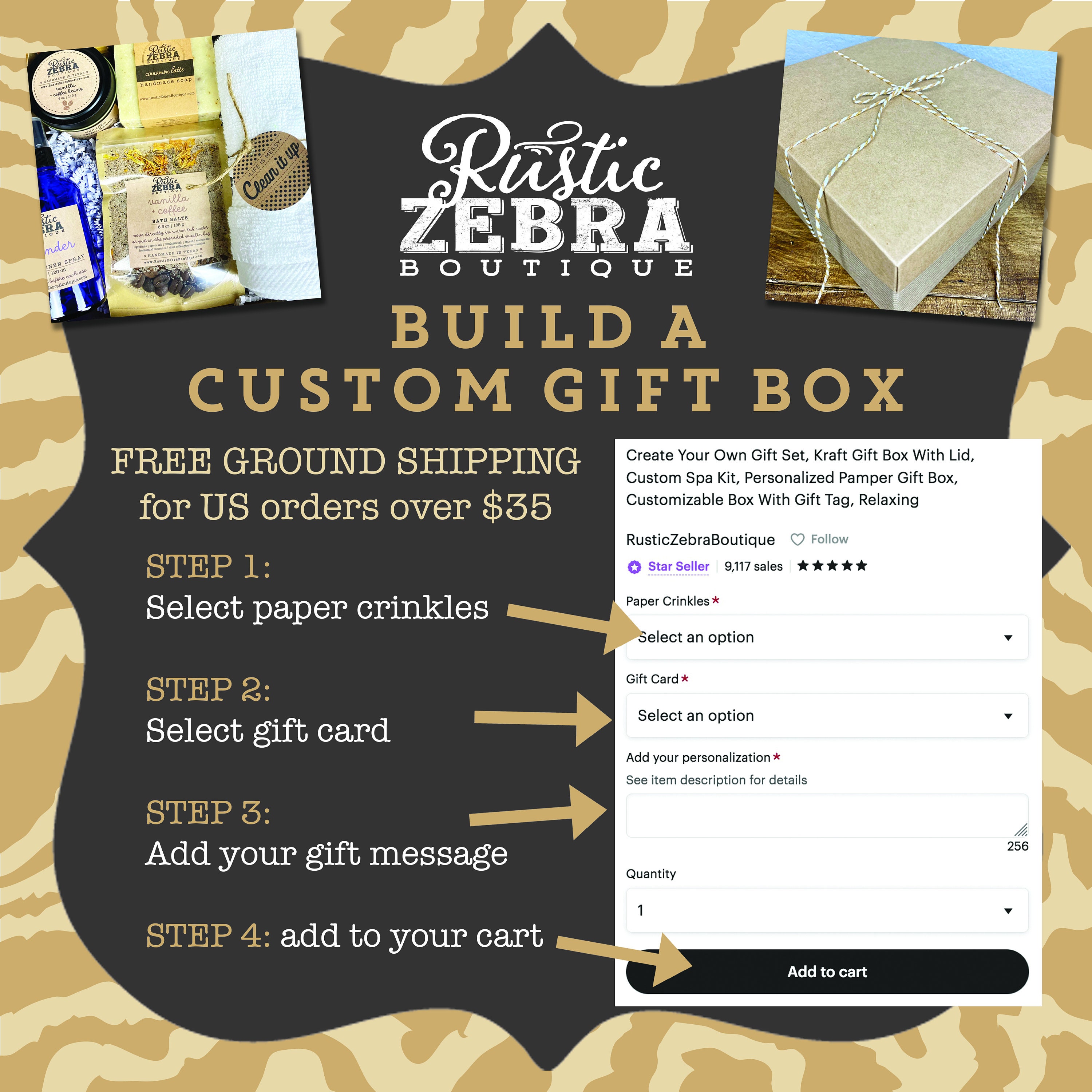 Create My Own Gift Box Set, Custom Gift Basket With Bath Bomb ...
