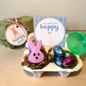 Eierdozen cadeau - Easter Cady cadeau collega's - kleine gepersonaliseerde paasmand - paasfeestartikelen - Shake Your Bunny Tail-cadeau