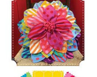 Petal Pop Zinnia Pillow Pattern