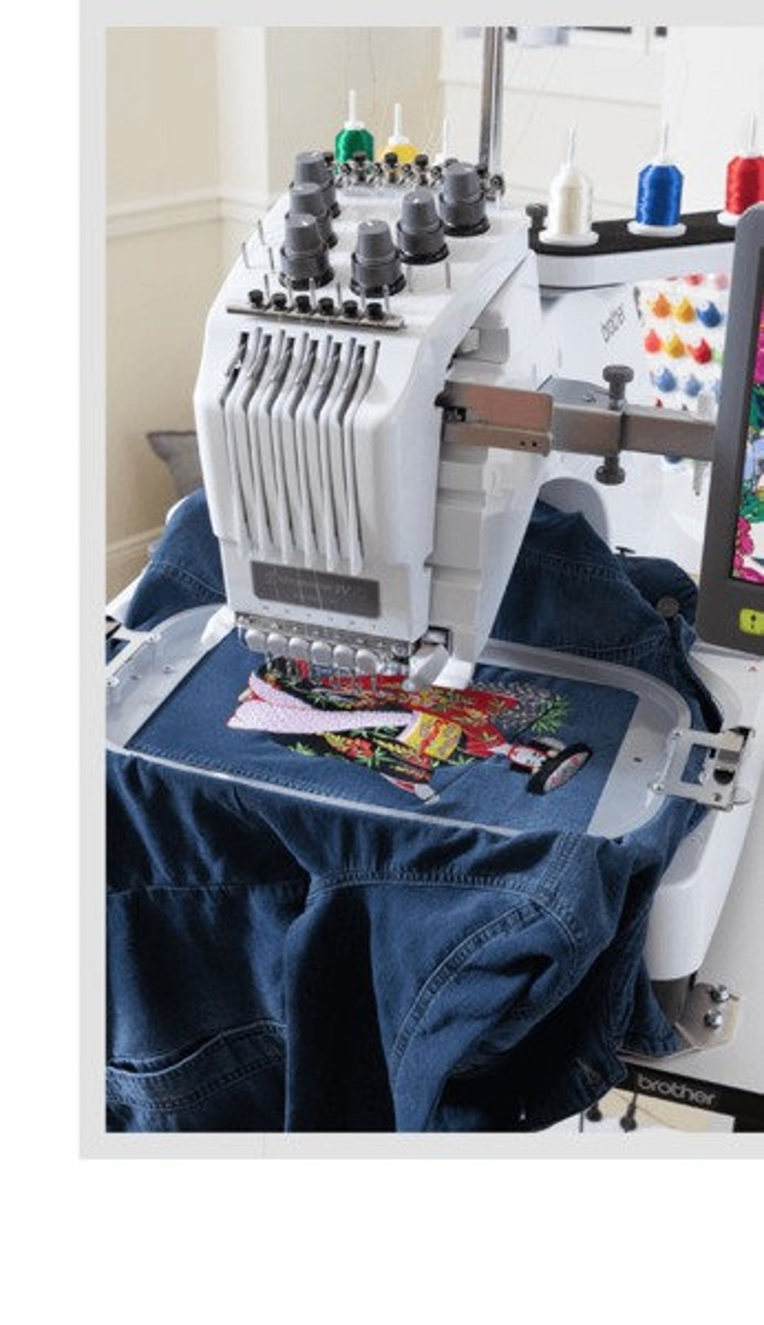Brother PR680W 6 Needle Embroidery Machine With Wireless Capability Etsy