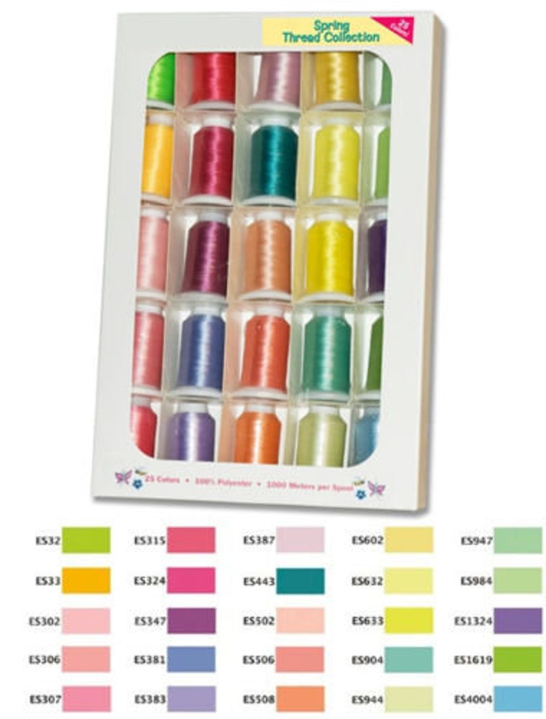 Machine Embroidery Thread Set Etsy