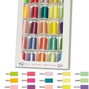 Machine Embroidery Thread Set - Etsy