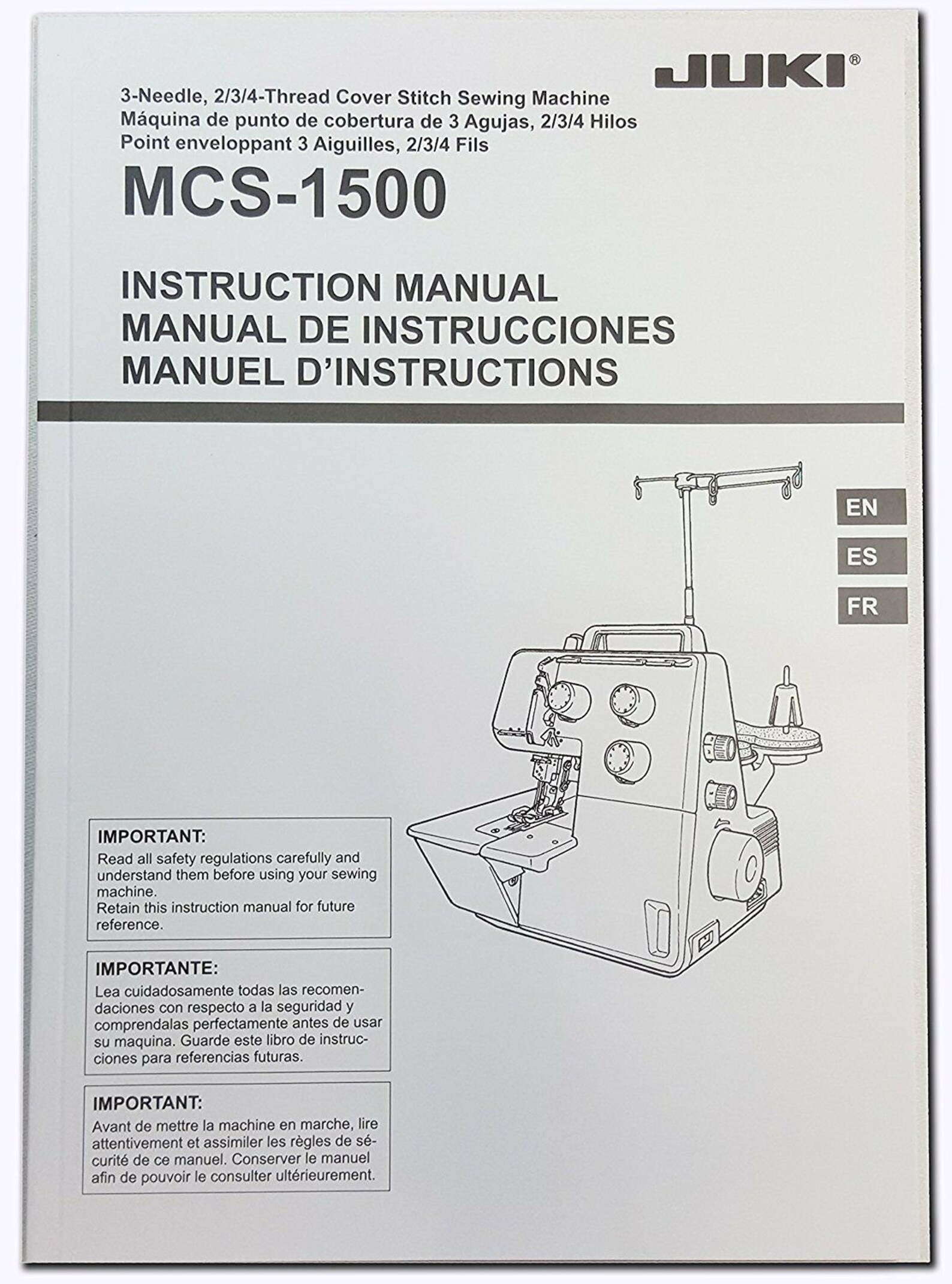 Juki MCS1500 Coverstitch Serge Machine Etsy