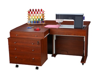 Kangaroo and Joey Sewing Cabinet