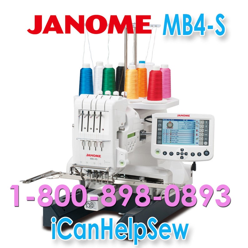 Janome Mb4s Embroidery Machine Etsy
