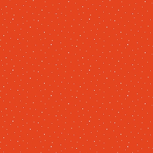 May include: A vibrant orange background featuring a repeating pattern of small, scattered white dots of varying sizes. The design is uniform across the entire surface, creating a consistent texture of white specks against the solid orange color.