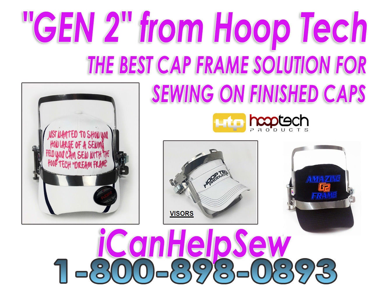  Embroidex Cap/Hat Hoop for Brother Embroidery Machine