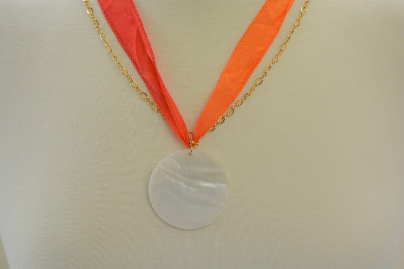 Hand Painted Sunburst Necklace