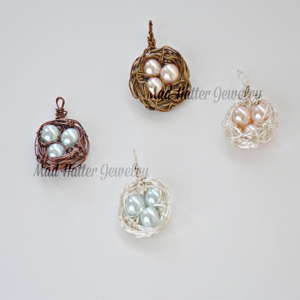 Custom-made Bird's Nest Pendants, Made to Order Bird’s Nest Pendants