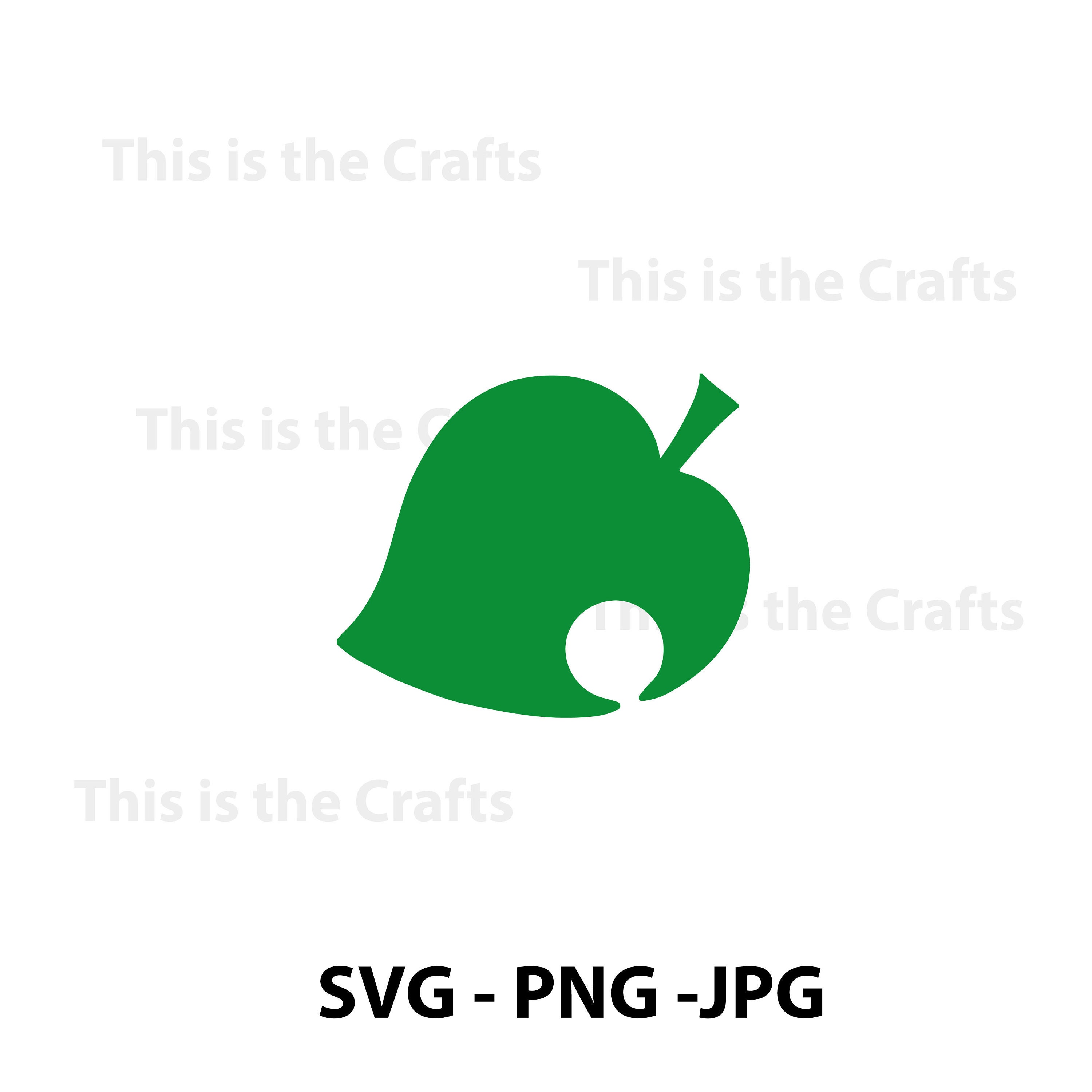 Download Animal Crossing New Horizons Leaf Svg Png Jpg Vector Etsy