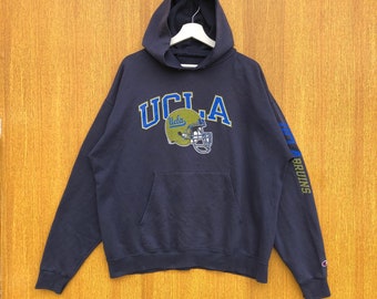 Sudadera con capucha vintage de los UCLA Bruins con logo grande y estampado de letras.