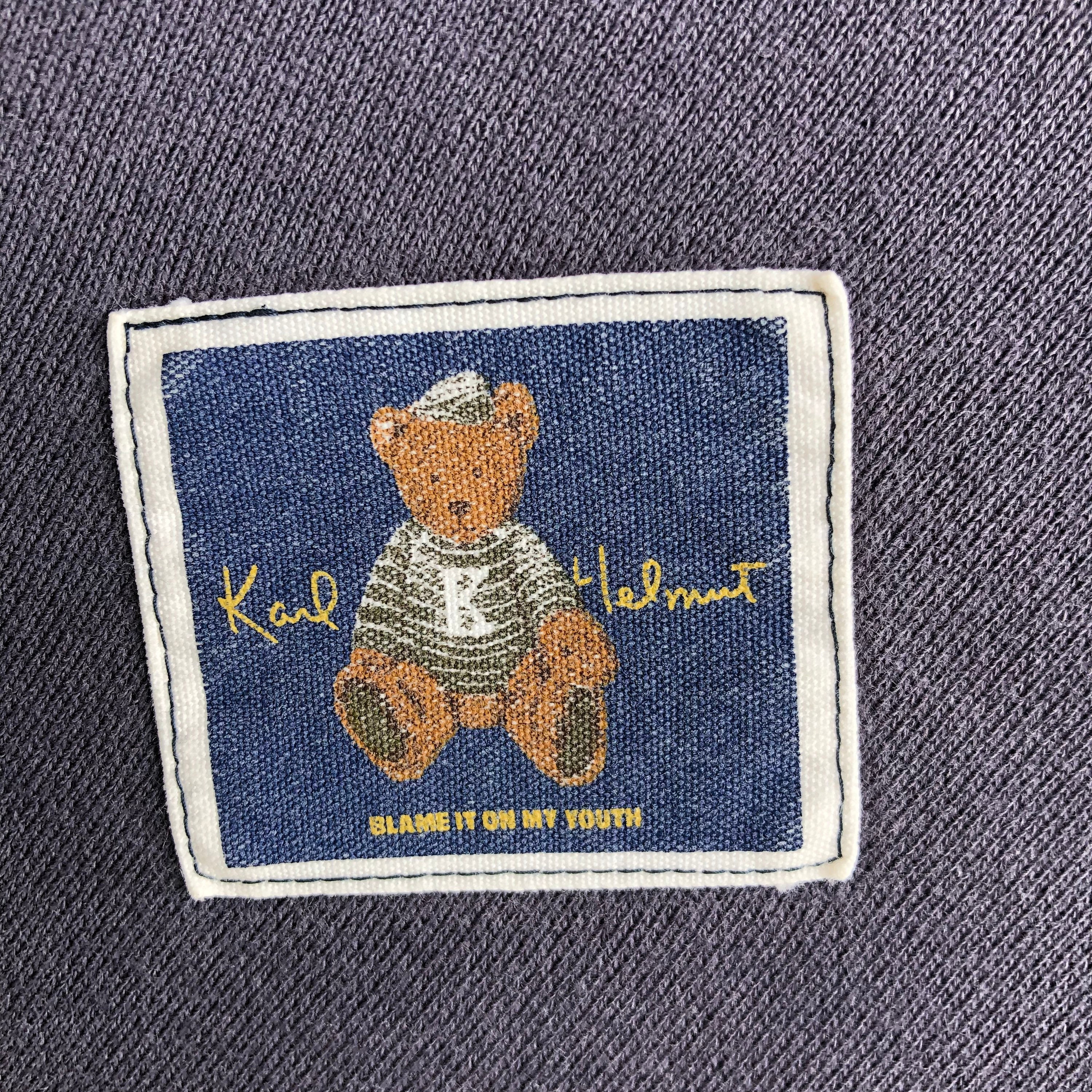 Vintage Karl Helmut Designer Sweatshirt Patchwork Karl Helmut Bear