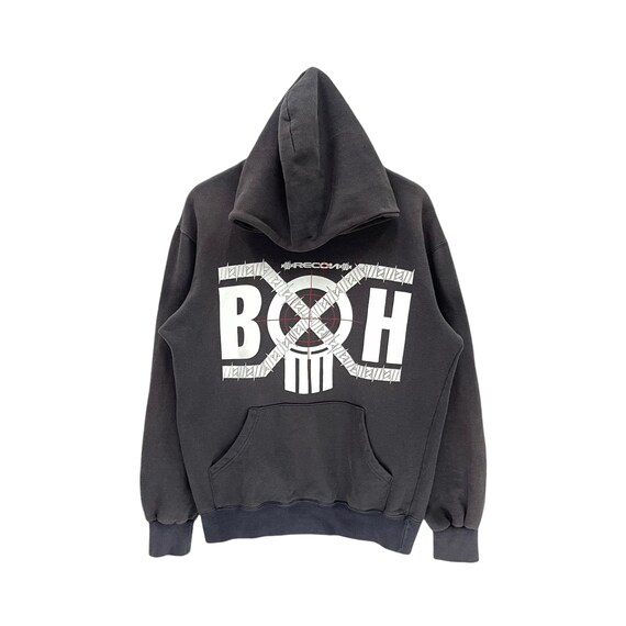 Vintage Bounty Hunter Recon Hoodie Big Logo Spellout Recon