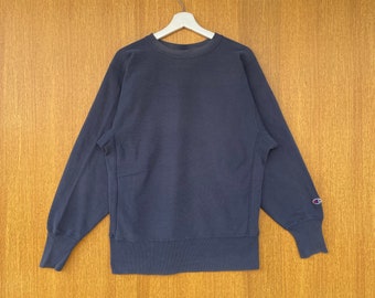Vintage 90s Champion Reverse Weave Sweatshirt Purple Small