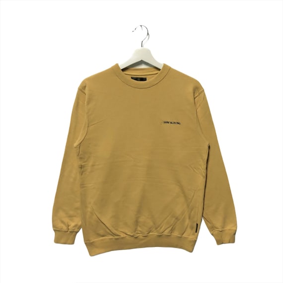 Valentino, Vintage Gianni Valentino Italy Sweatshirt Embroidery Small Logo Spellout Jumper Pullover