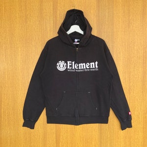 Vintage Element Skateboard Hoodie Sweatshirt Big Logo Crewneck Jumper Pullover Sweater