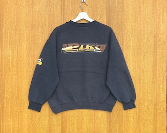 Vintage Piko Hawaiian Longboard Sweatshirt Big Logo Crewneck Jumper Pullover Sweater