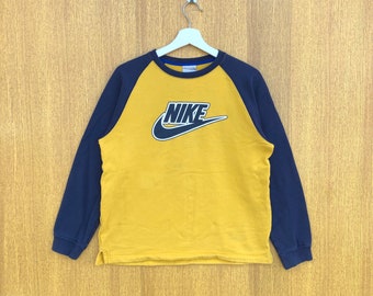Vintage Nike Swoosh  Sweatshirt Big Logo Crewneck Jumper Pullover Sweater