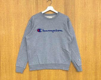 Champion Sweatshirt Big logo Sweatshirt Spellout Crewneck Jumper Pullover