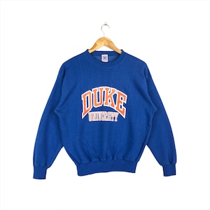 Vintage Duke University Sweatshirt Crewneck Jumper Pullover Sweater