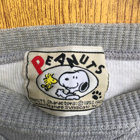 Vintage Peanuts Woodstock Crop Top Sweatshirt Sno… - image 3