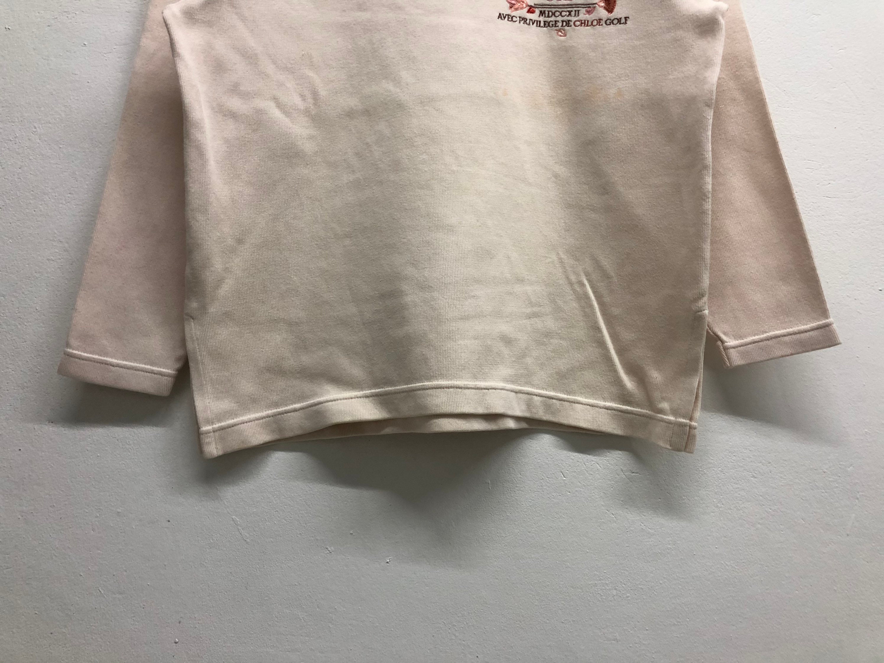 Vintage Chloe Golf Embroidery Sweatshirt - Etsy