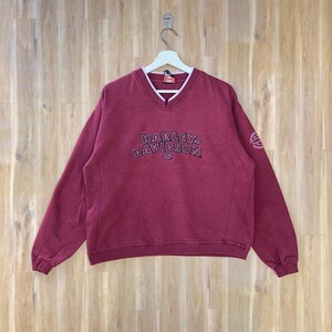 Vintage Harley Davidson Motorcycle Pullover Sweatshirt