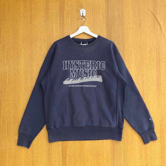 Vintage Hysteric Glamour Sweatshirt Hysteric Music Spellout