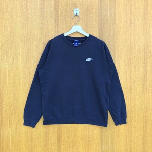 Vintage Nike Swoosh  Sweatshirt Small Logo Crewneck Jumper Pullover Sweater