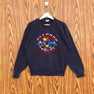 Vintage Ellesse Italia Winter Sweatshirt Embroidered Crewneck Pullover