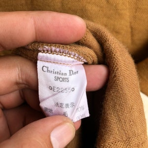 Vintage Christian Dior Sports Sweatshirt Monogram Turtleneck Crewneck Jumper Pullover Sweater image 8